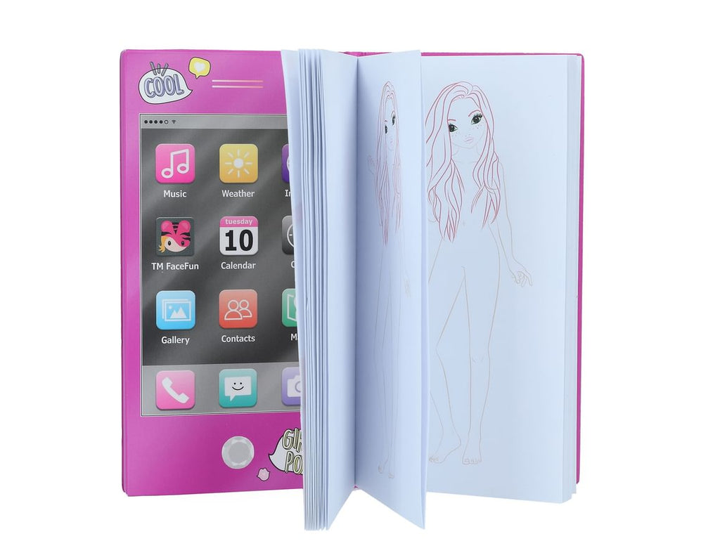 Top Model Mini Coloring Book - Plays Music
