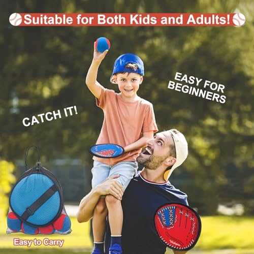 Toss & Catch Ball Paddle Game Set