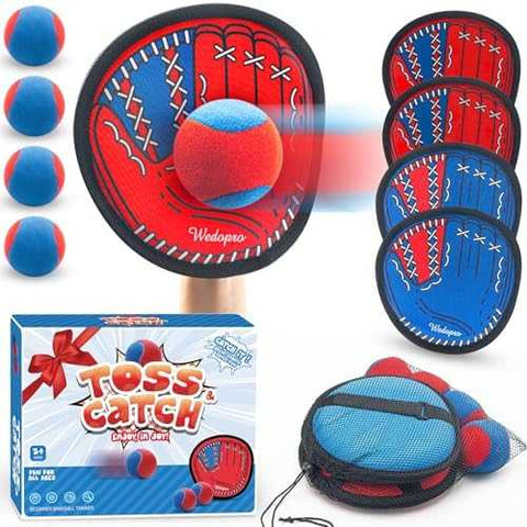 Toss & Catch Ball Paddle Game Set