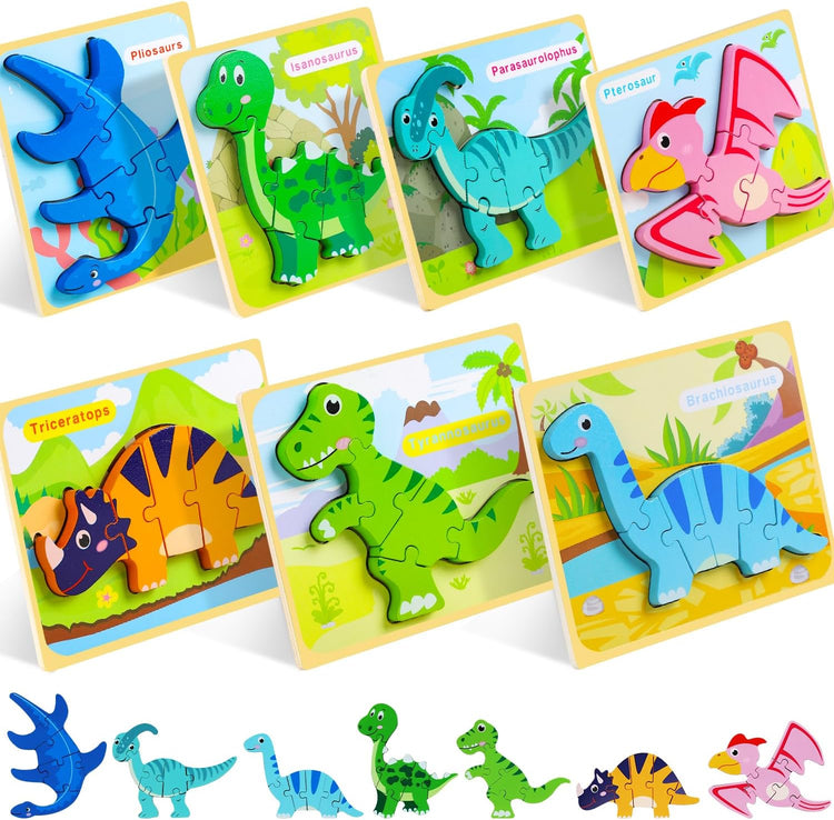 TOY Life Toddler Dinosaur Puzzles