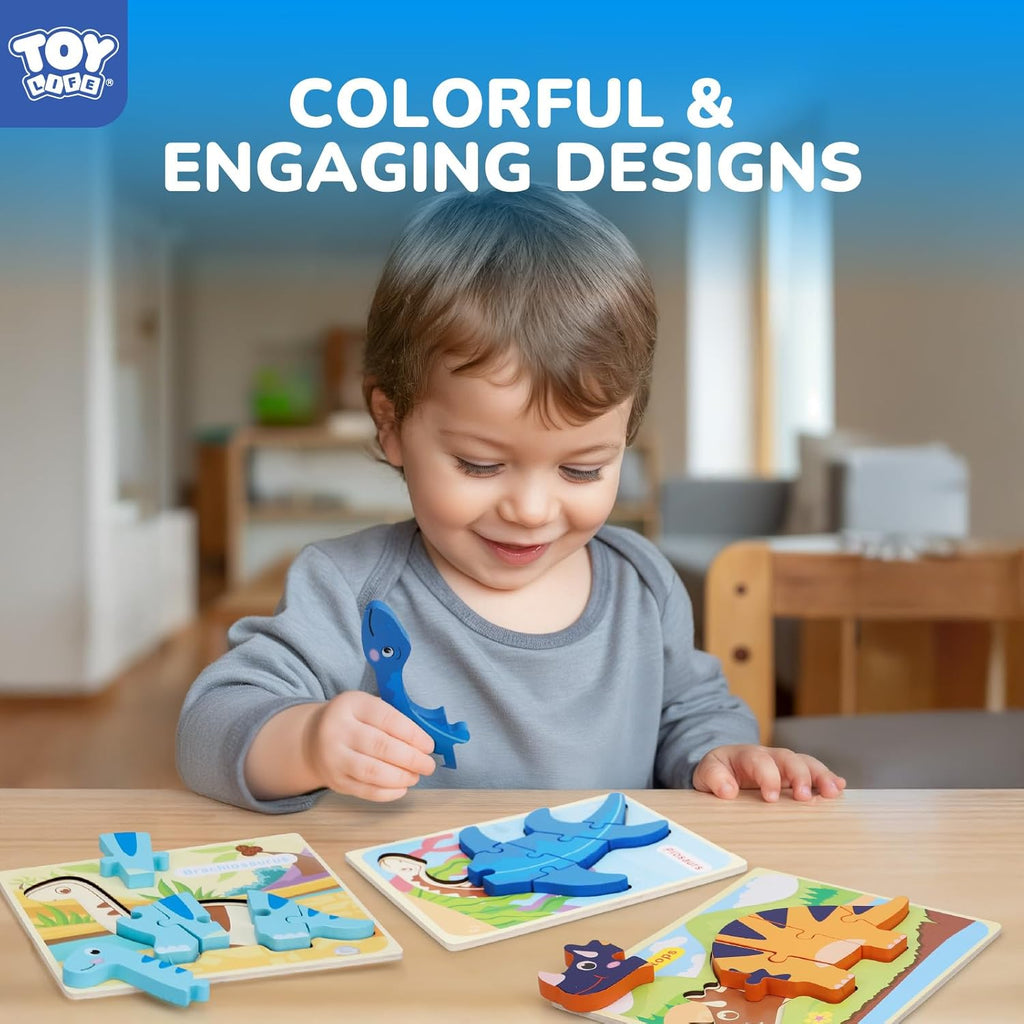 TOY Life Toddler Dinosaur Puzzles
