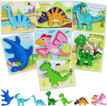 TOY Life Toddler Dinosaur Puzzles