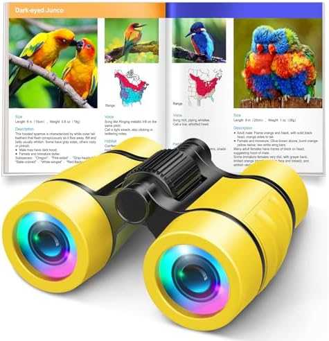 LET'S GO! Kids Binoculars for Outdoor Play