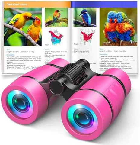 LET'S GO! Kids Binoculars for Outdoor Play