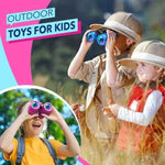 LET'S GO! Kids Binoculars for Outdoor Play