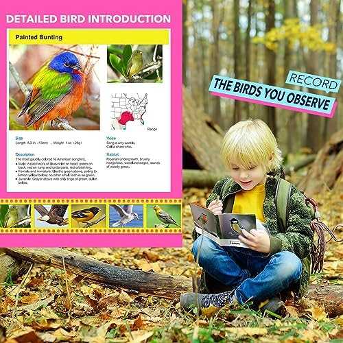 LET'S GO! Kids Binoculars for Outdoor Play