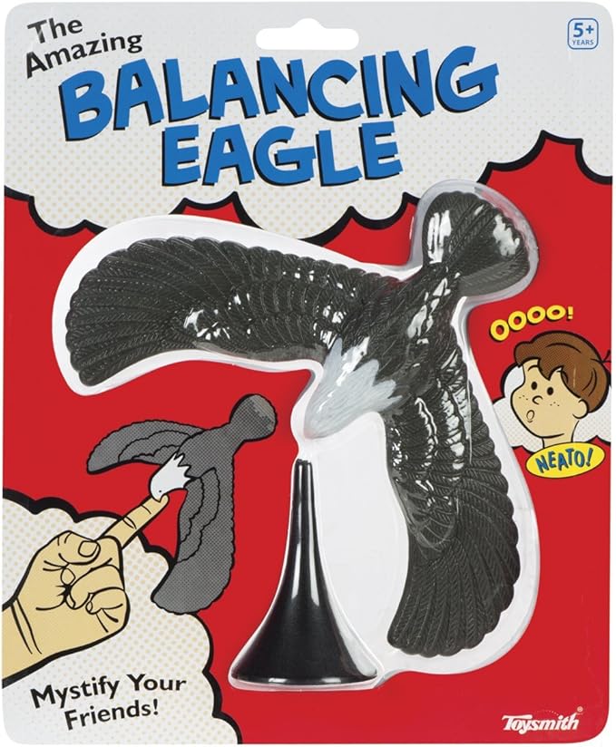 Toysmith Magic Party Trick Balancing Eagle Bird Toy
