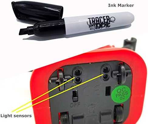 Tracerbot Red - Robot That Follows the Lines You Draw