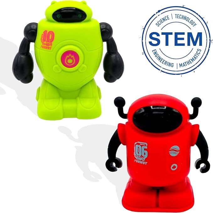 TracerBot Set - Two STEM Robots That Follow Lines You Draw