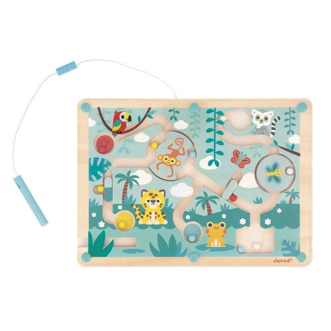 Janod Tropik Magnetic Marble Maze - 12 Marbles and Stylus
