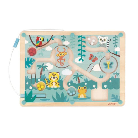 Janod Tropik Magnetic Marble Maze - 12 Marbles and Stylus