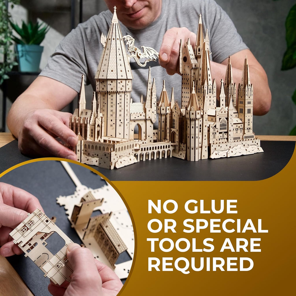 Ugears Harry Potter Hogwarts Castle 3D Wooden Puzzles for Adults
