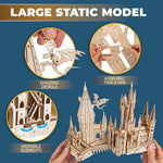 Ugears Harry Potter Hogwarts Castle 3D Wooden Puzzles for Adults
