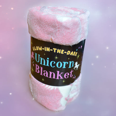 Unicorn Blanket - Glows in the Dark!