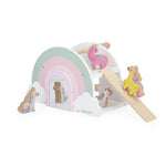 Janod Unicorn Rainbow House - 4 Figures & Secret Mirror