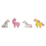 Janod Unicorn Rainbow House - 4 Figures & Secret Mirror