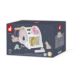 Janod Unicorn Rainbow House - 4 Figures & Secret Mirror