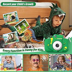 Upgrade Dinosaur Kids Camera with Selfie & Video