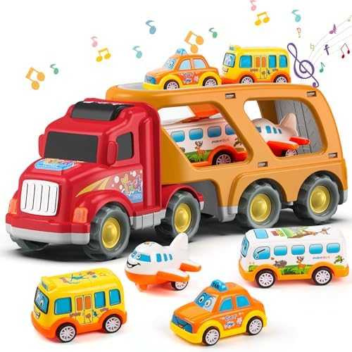Veslier Construction Carrier Truck Play Set