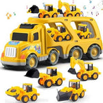 Veslier Construction Carrier Truck Play Set