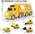 Veslier Construction Carrier Truck Play Set
