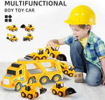 Veslier Construction Carrier Truck Play Set