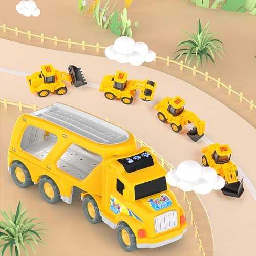Veslier Construction Carrier Truck Play Set
