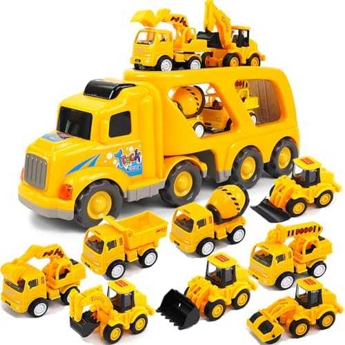 Veslier Construction Carrier Truck Play Set
