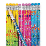 Vibrant Multicolor Wooden Confetti Pencils