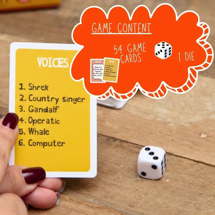 Voice Off Travel Game - Say It Silly