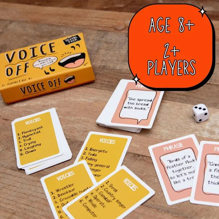Voice Off Travel Game - Say It Silly