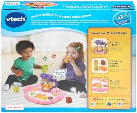 VTech 80-158500 Learn & Discover Pretty Party Playset
