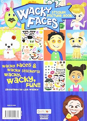 Wacky Faces Create a Face With Stickers & Foil