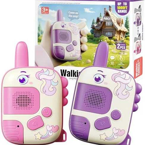 Unicorn Walkie Talkies for Kids (2-Pack)