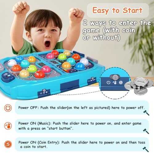 Whack-a-Mole Pounding Game with Lights & Sounds