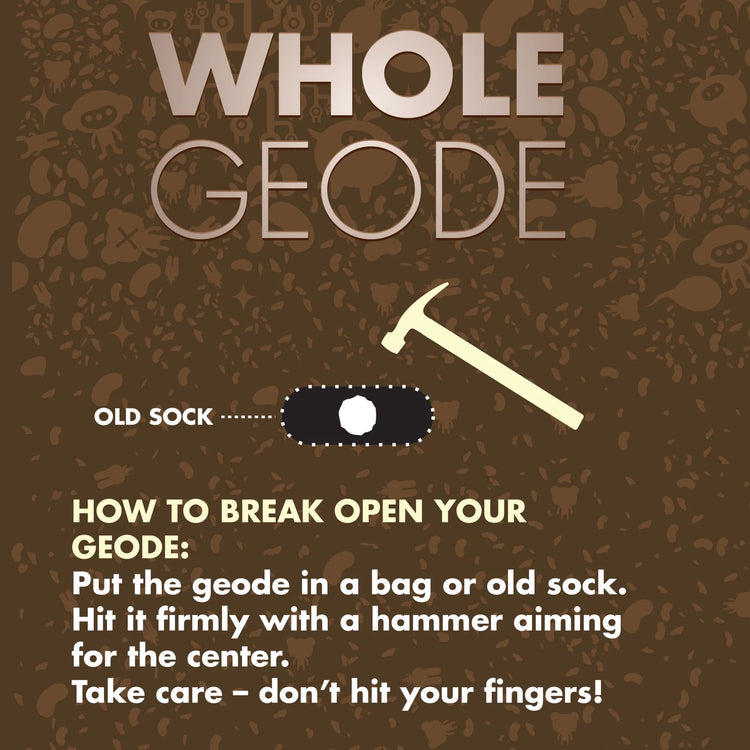 Whole Geode - Crack Open a Crystal-Filled Surprise