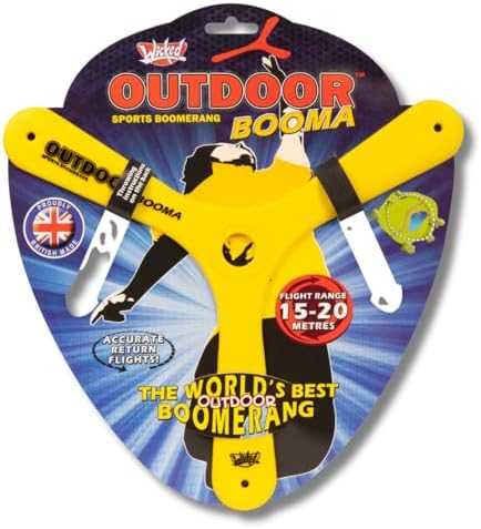 Wicked Outdoor Booma - Tri-Blade Boomerang with Return