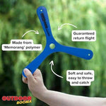 Wicked Outdoor Booma - Tri-Blade Boomerang with Return