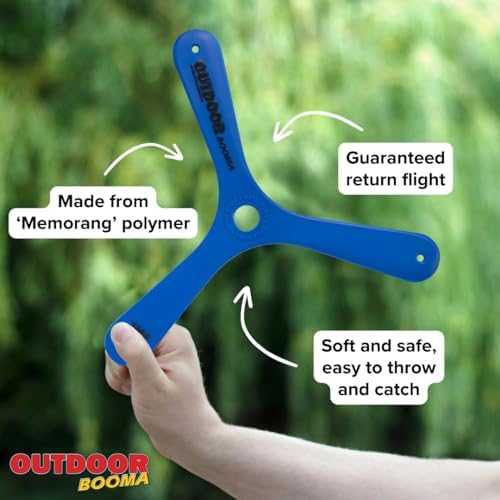 Wicked Outdoor Booma - Tri-Blade Boomerang with Return