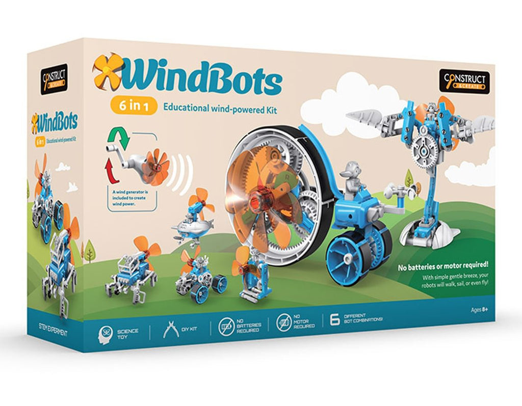 WindBots - 6 in 1 Robot Build Kit