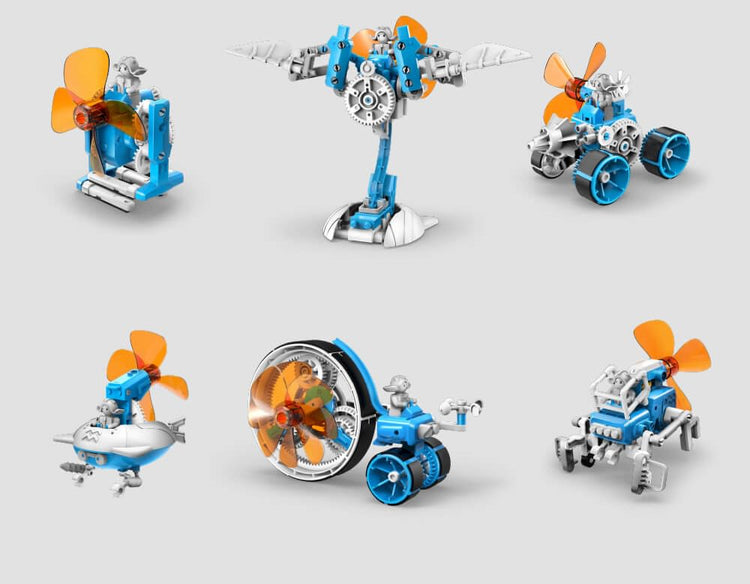 WindBots - 6 in 1 Robot Build Kit