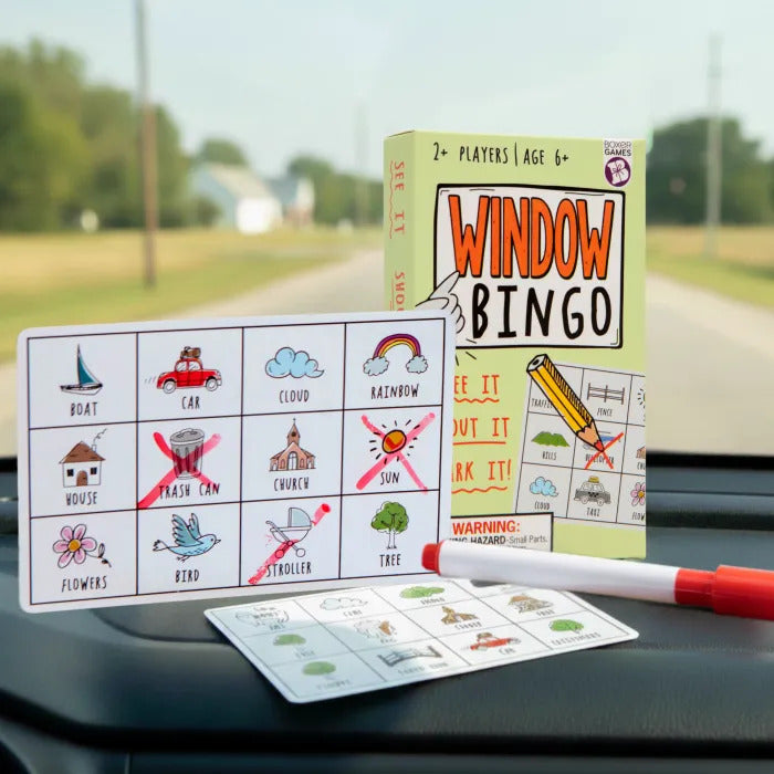 Window Bingo - Spot Road Trip Finds