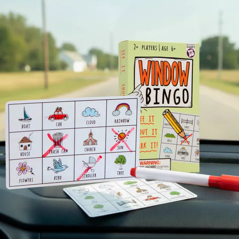 Window Bingo - Spot Road Trip Finds