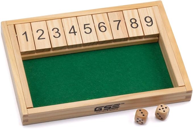 Wooden 9# Shut The Box Game