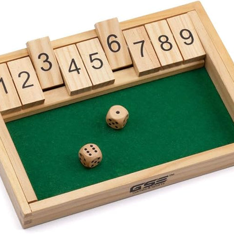 Wooden 9# Shut The Box Game