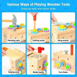 Wooden Toddler Tool Set Montessori Construction Kit (29 pcs)