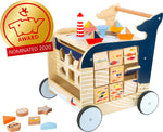 Wooden Whale Baby Walker by Small Foot