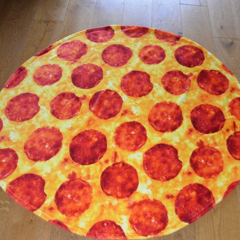 Wrap a Roni Pizza Blanket - Plush Pillow Combo by Buddy & Barney