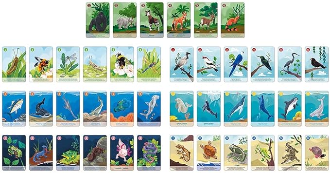 Janod WWF 9 Animals Puzzles - Match Wildlife and Habitats