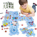 XAZASTOV Floor Puzzle Car Track Play Set